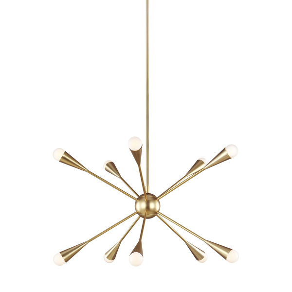 ED Ellen DeGeneres Jax 10 Light Chandelier By Ellen Degeneres